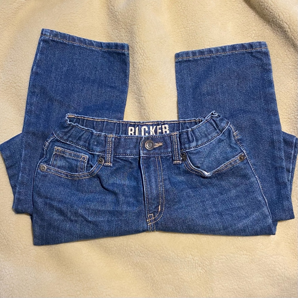 Crazy 8 Rocker Boy’s Straight Leg Jeans | size 12 | Adjustable Waist